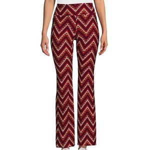 No Boundaries size large chevron “brick” look flare leg leggings/pants NEW